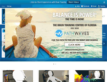 Tablet Screenshot of braintrainingcentersfl.com